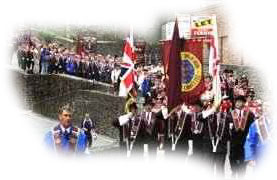 Apprentice Boys Walking The Walls Of Derry